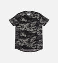Trapstar Logo Mens Short Sleeve Tee Black Camo