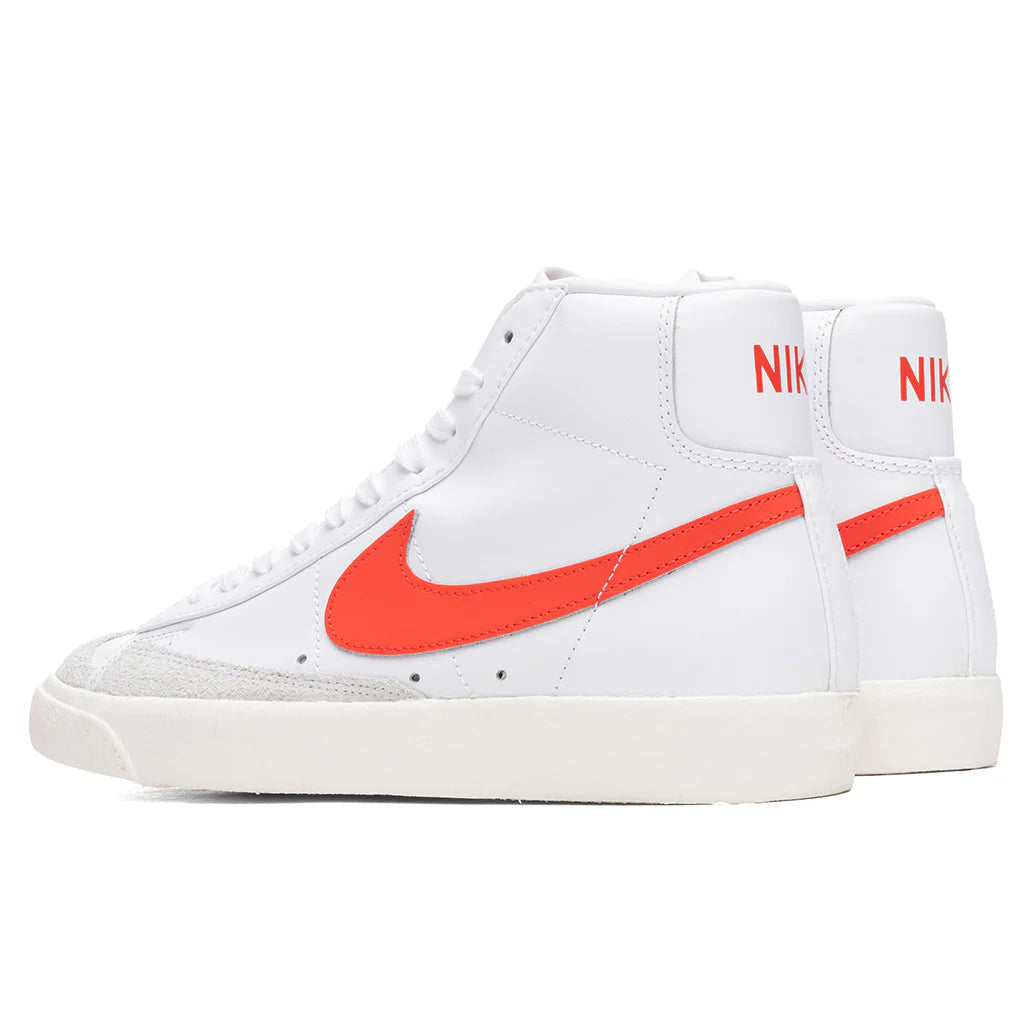 Womens Blazer Mid 77 White Habanero Sail