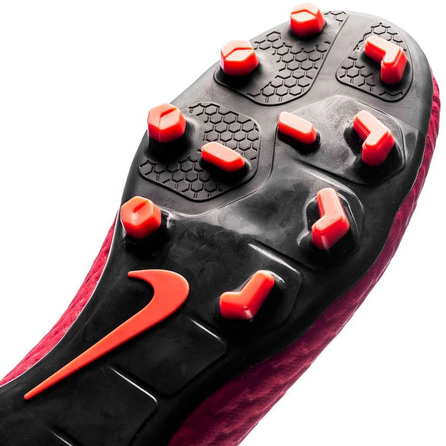 Nike JR Hypervenom Phelon III Soccer Cleats Red Black Crimson