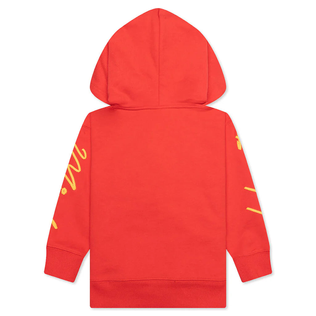 Kids BB Space Rodeo Hoodie Poppy Red