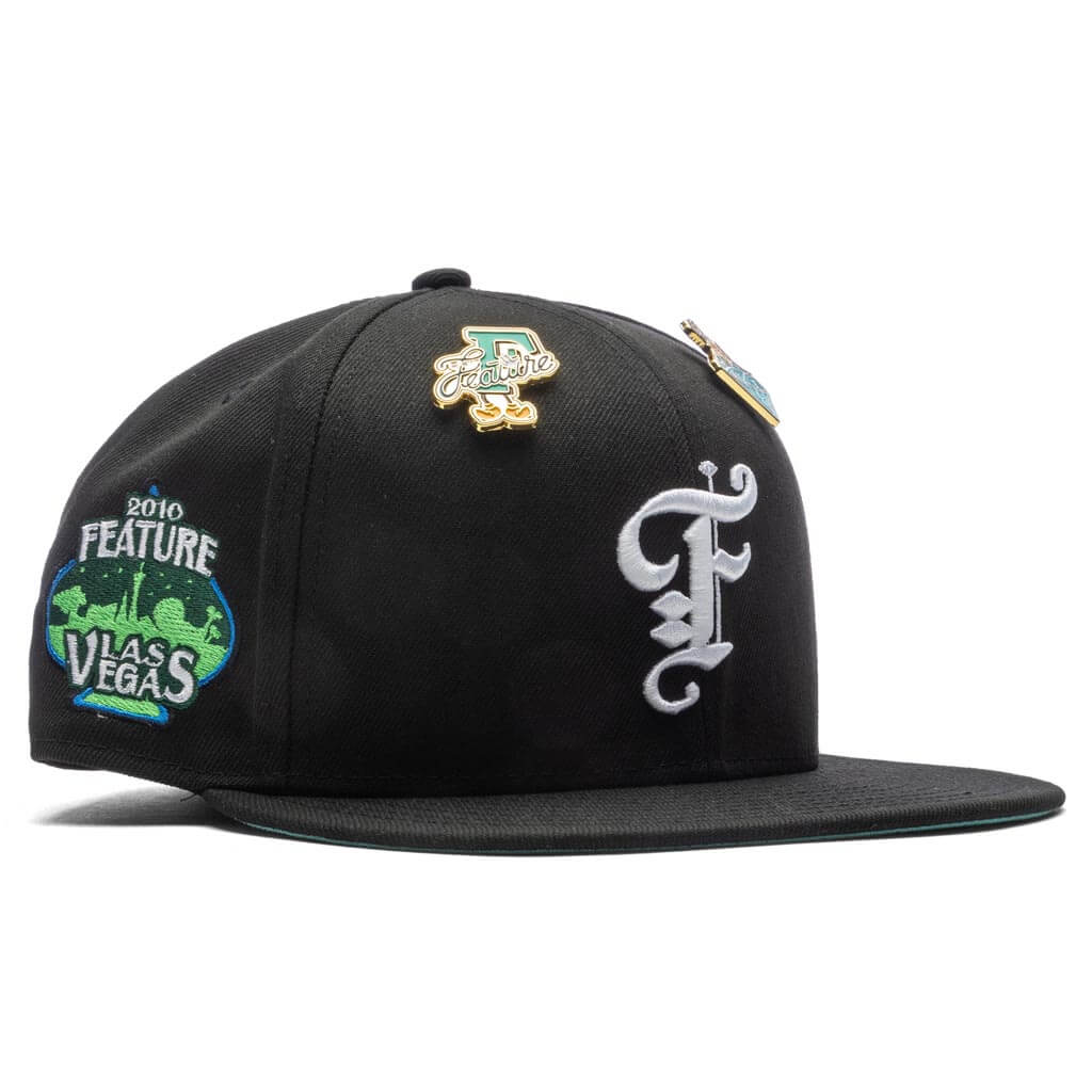Feature x New Era Old English Las Vegas Fitted Black Mint