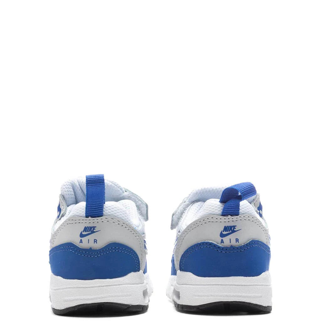 Air Max 1 Easy On TD White Game Royal Neutral Grey Black