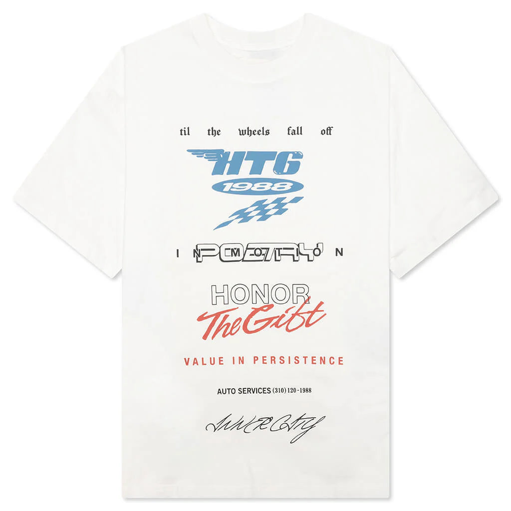 Persistence Race Tee White