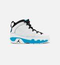 Air Jordan 9 Retro Powder Blue Preschool Lifestyle Shoe Summit White Black Powder Blue