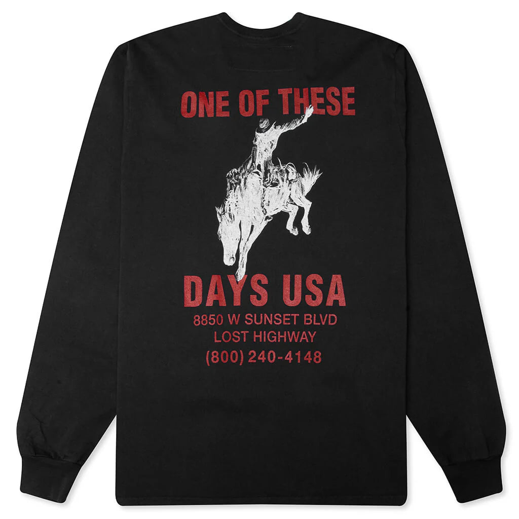 Break On Through Long Sleeve T Shirt Black
