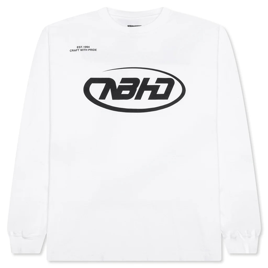 NH L S Tee 6 White