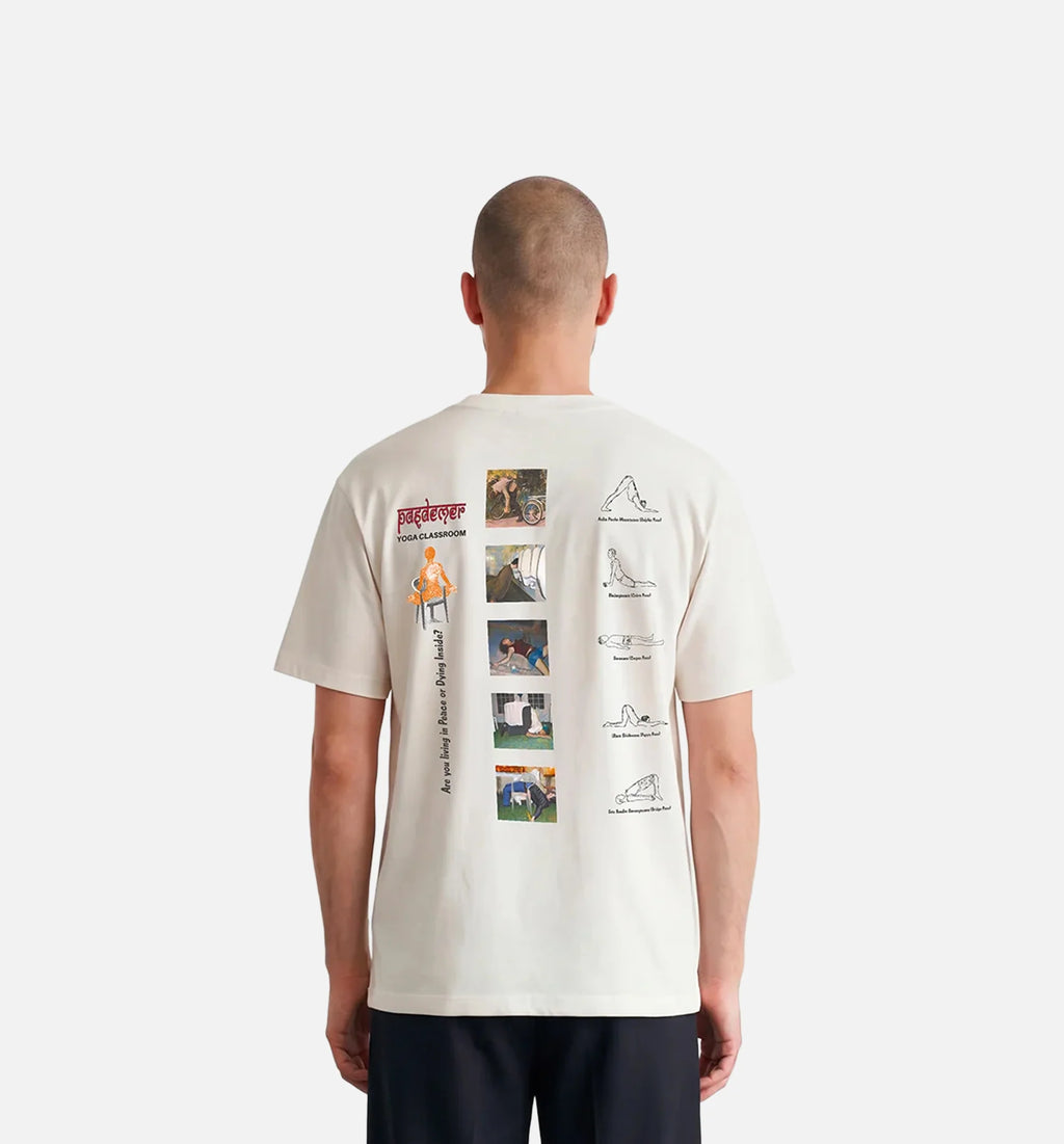 Yoga Mens Short Sleeve Shirt White