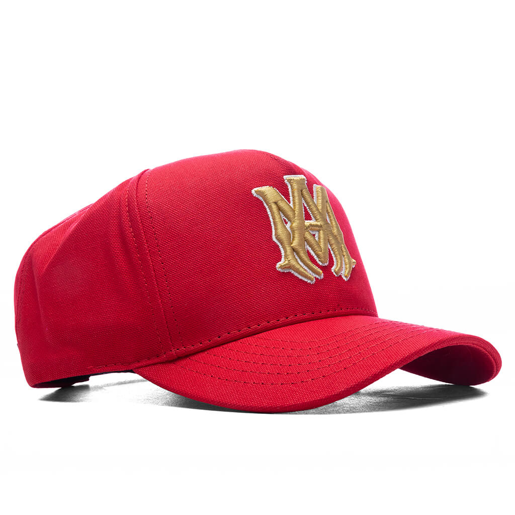 MA Outline Canvas Hat Varsity Red