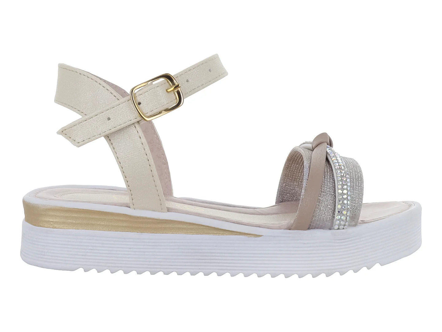 Sandalias Viris Dorado para Niña