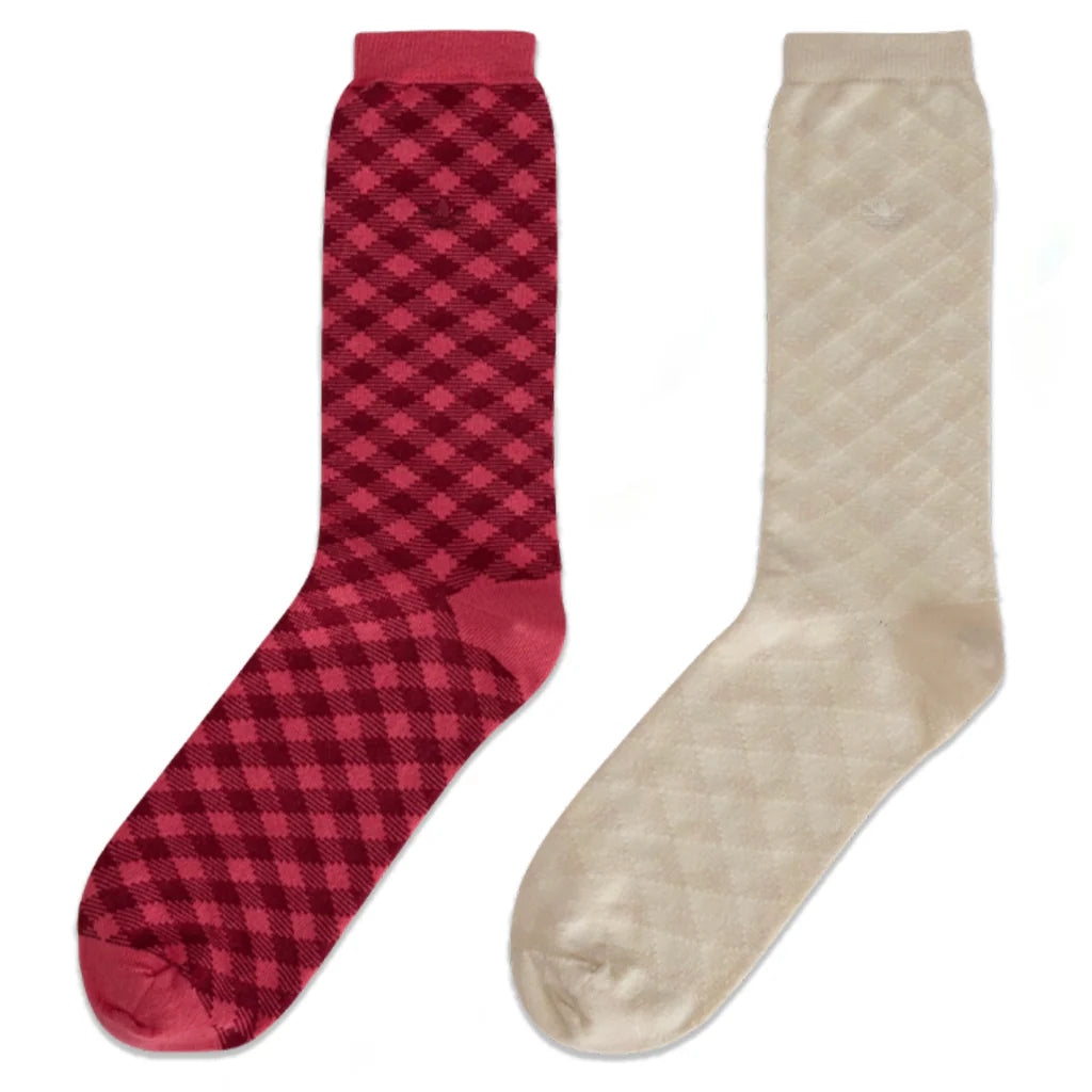 Adidas Originals x Wales Bonner Check Sock Craft Pink Bliss
