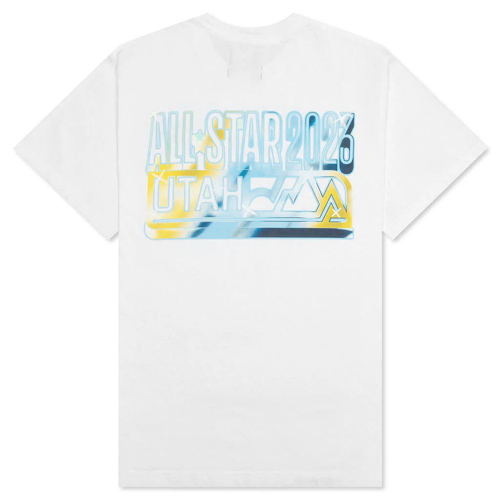 NBA ASG Chrome Tee White