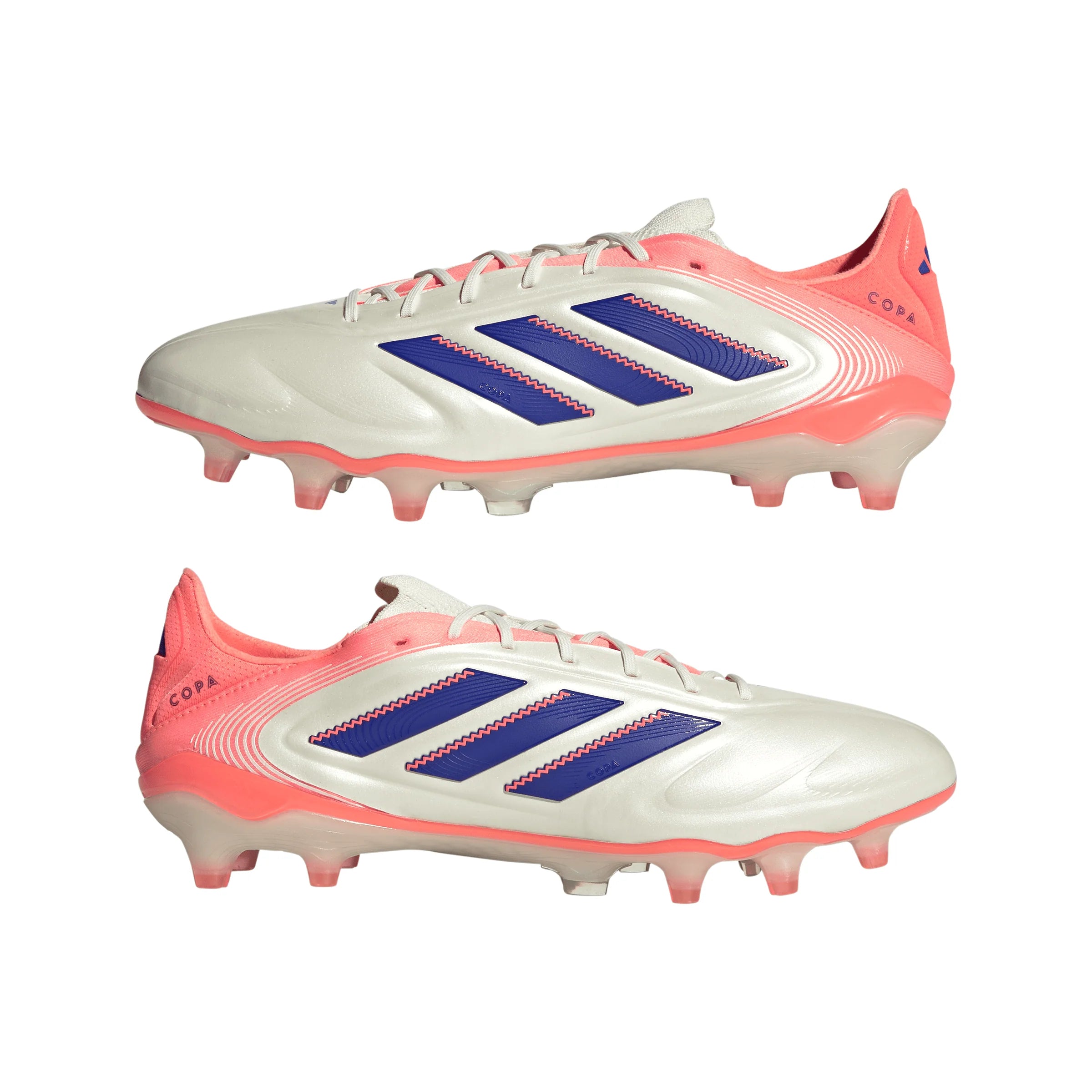 adidas Copa Pure III Elite FG Mens Soccer Cleats White Blue Orange