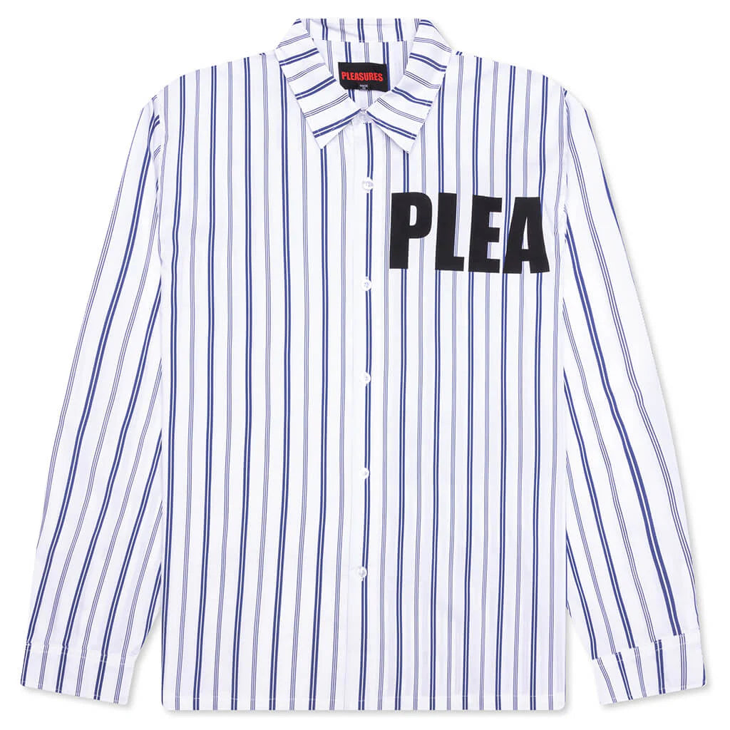 Fetch Button Down White