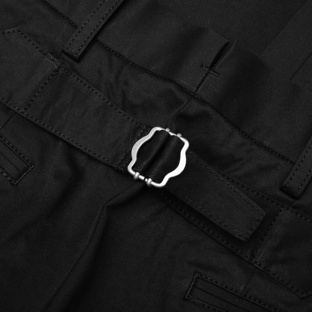 Cotton Chino Pants Black