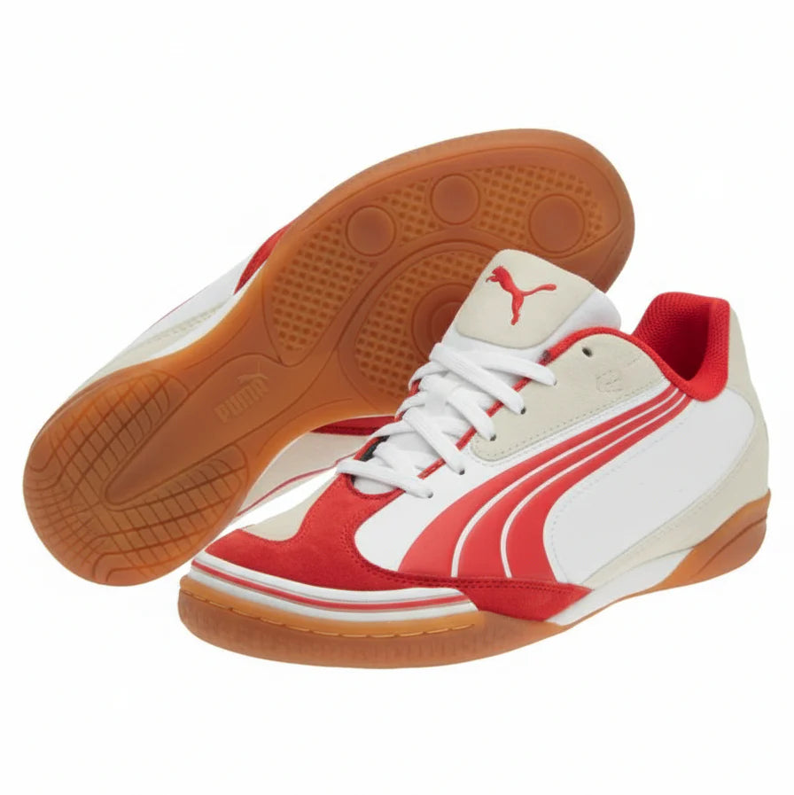 PUMA v510 Sala IC Indoor Soccer Shoes White Red