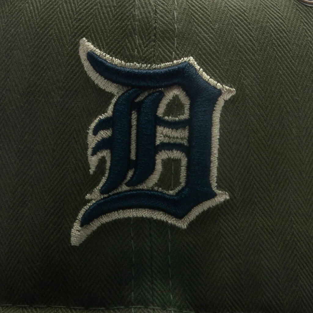American Herringbone 59FIFTY Pre Curved Detroit Tigers