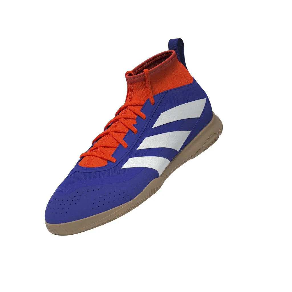 adidas Predator League IN Junior Indoor Soccer Shoes Lucid Blue White Solar Red