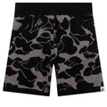 Solid ABC Jacquard Shorts Black Camo