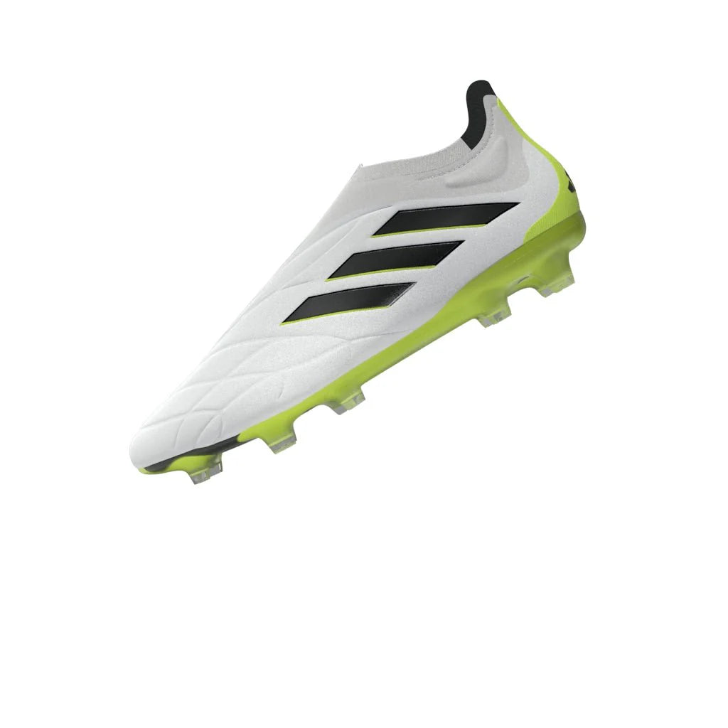 adidas Copa Pure FG Firm Ground Soccer Cleats White Black Lucid Lemon