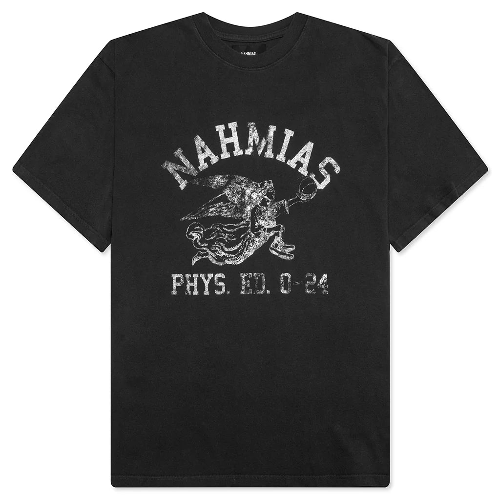 Physical Education Boxy T Shirt Off Black