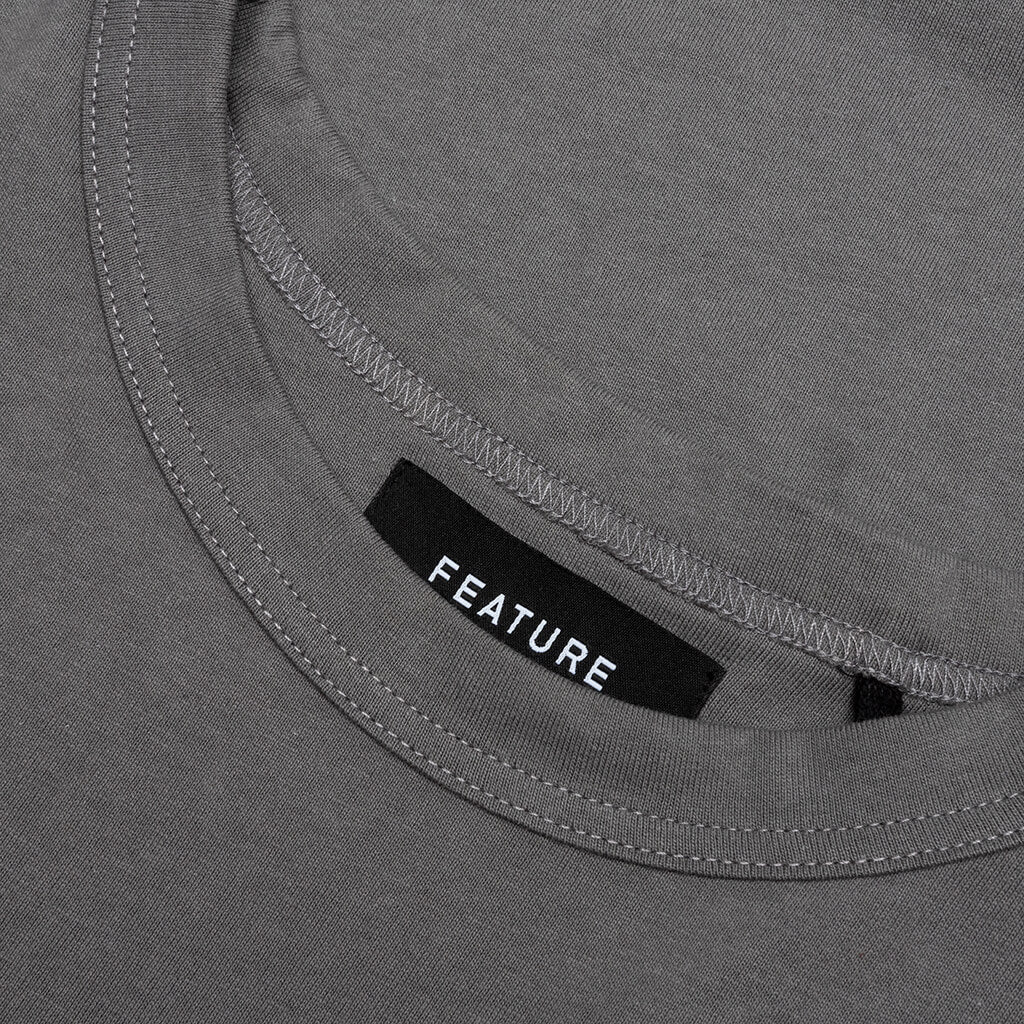 Jersey Braque Pocket Tee Charcoal