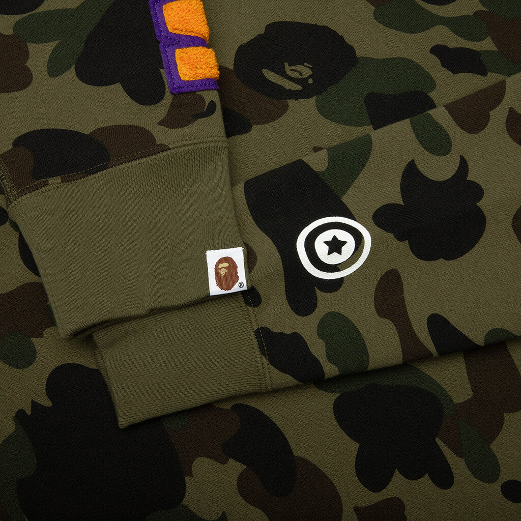 1st Camo Shark Crewneck Sweatshirt Green