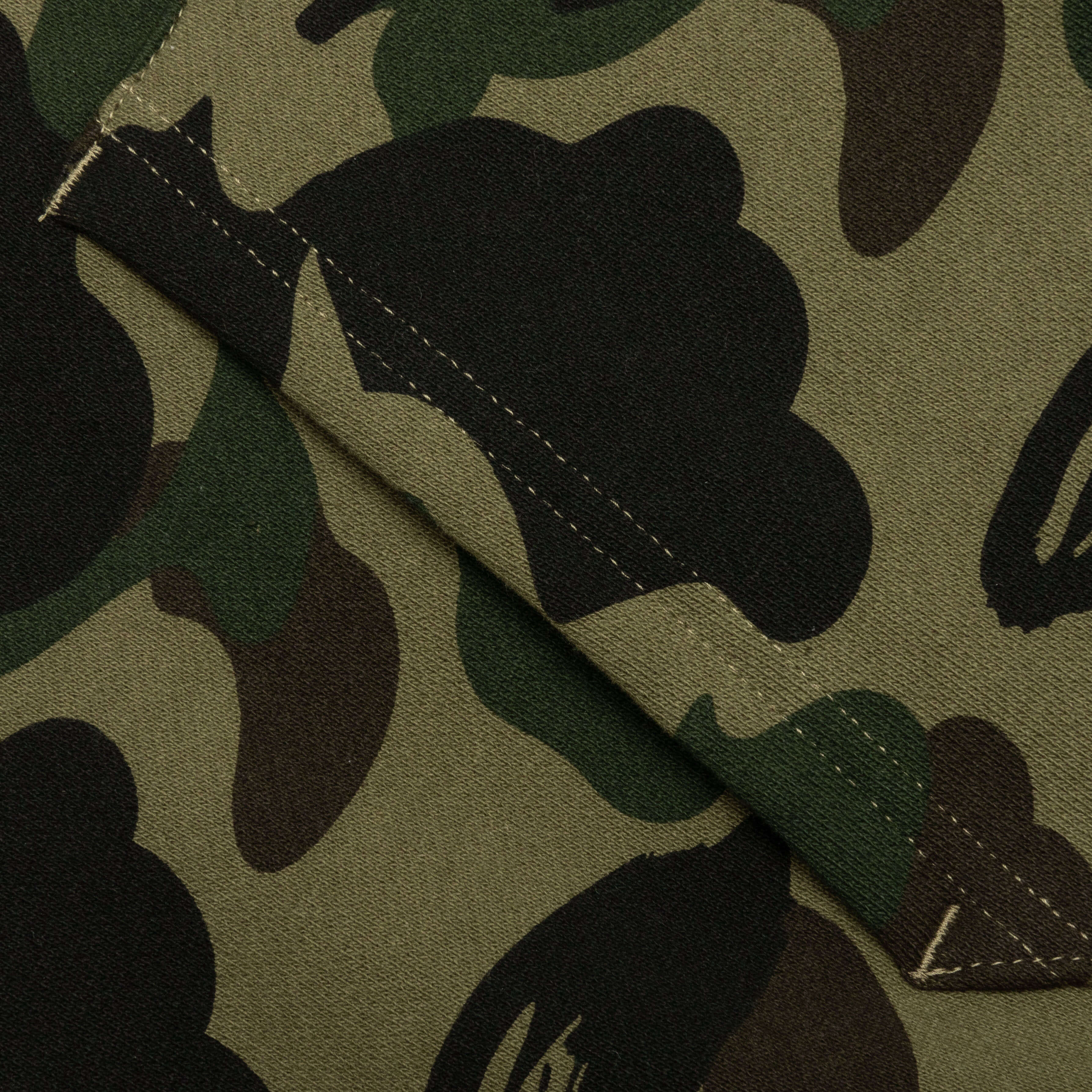 1st Camo Crazy College Full Zip Hoodie Green