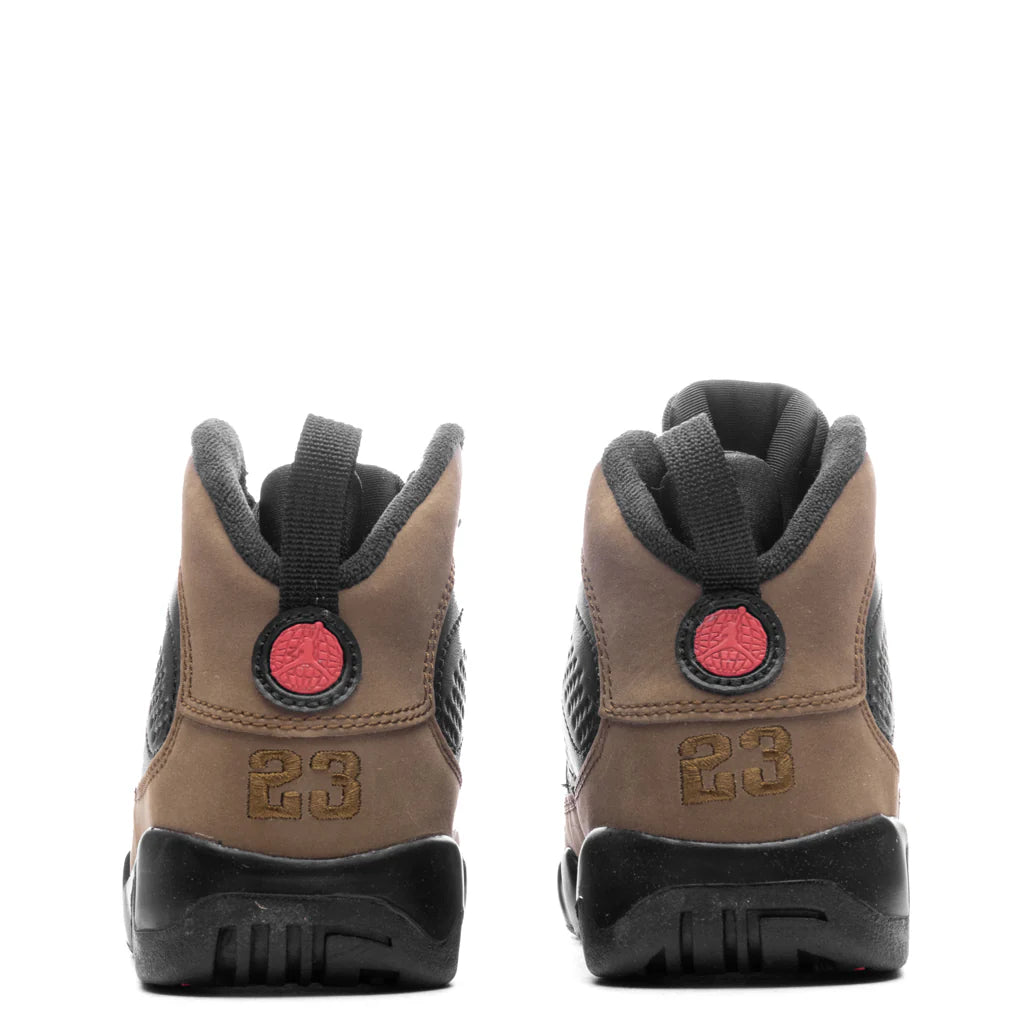 Jordan 9 Retro PS Black True Red Light Olive
