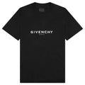 Slim Fit Reverse Print T Shirt Black