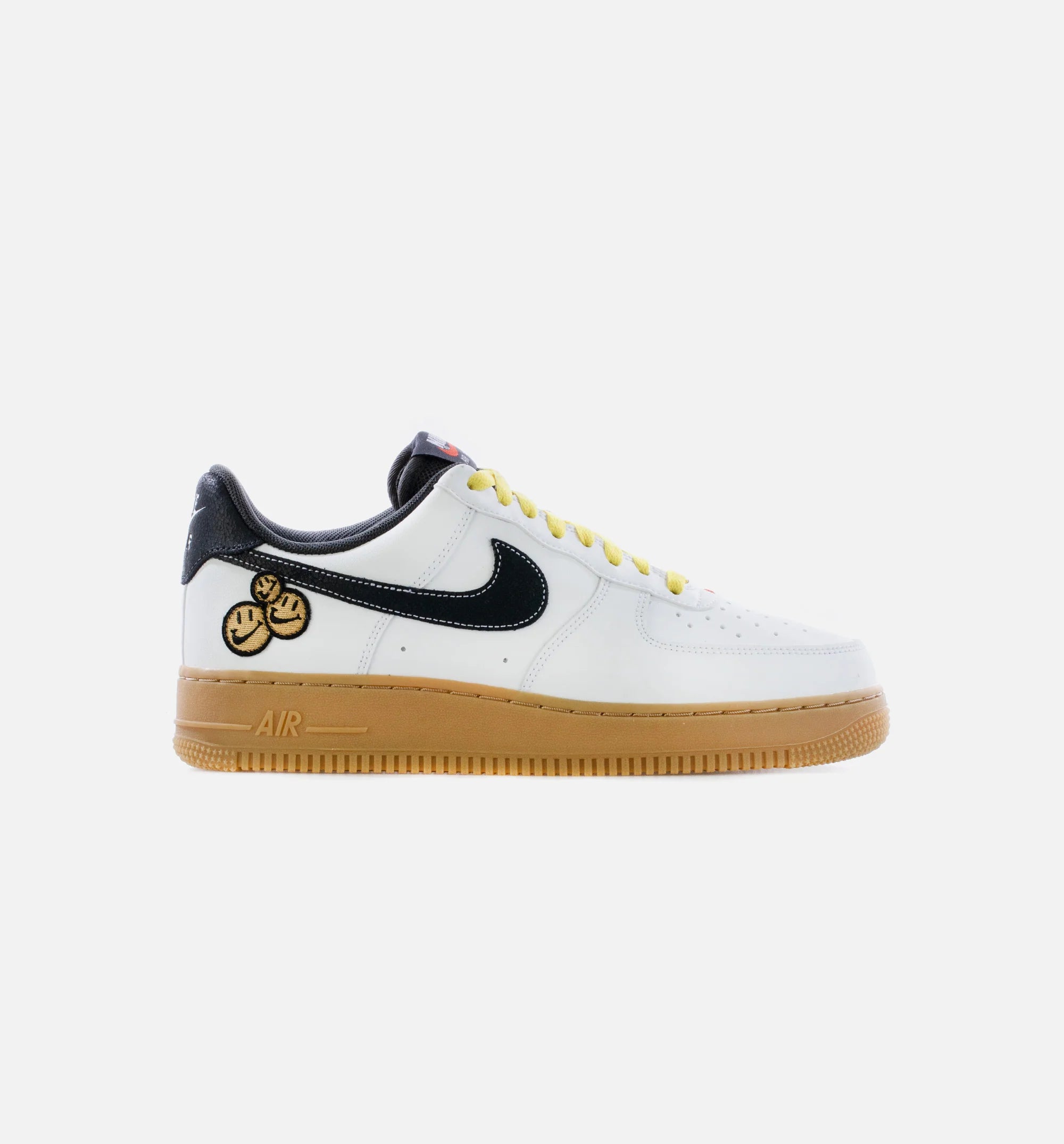 Air Force 1 Go The Extra Smile Mens Lifestyle Shoe White Yellow Strike Gum Light Brown Anthracite