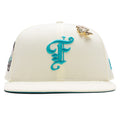 Feature x New Era 59FIFTY Fitted Old English F La Jolla Chrome White Aqua