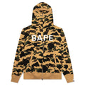 1st Camo Full Zip Hoodie Yellow