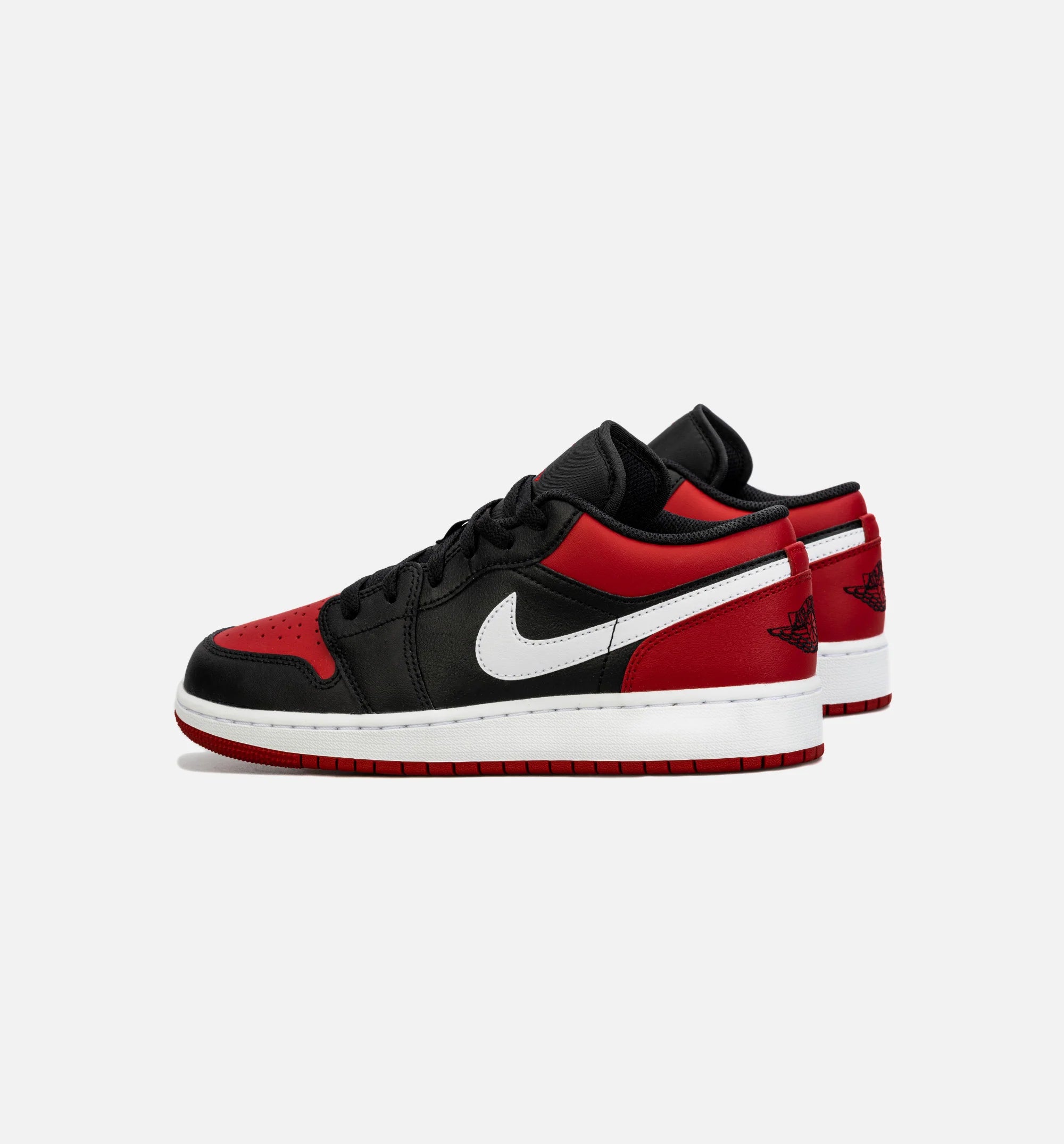 Air Jordan 1 Retro Alternate Bred Toe Grade School Lifestyle Shoe Black Red