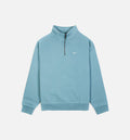 Solo Swoosh Quarter Zip Mens Jacket Blue