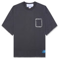 Blanket Stitch Vintage Tee Sun Faded Grey
