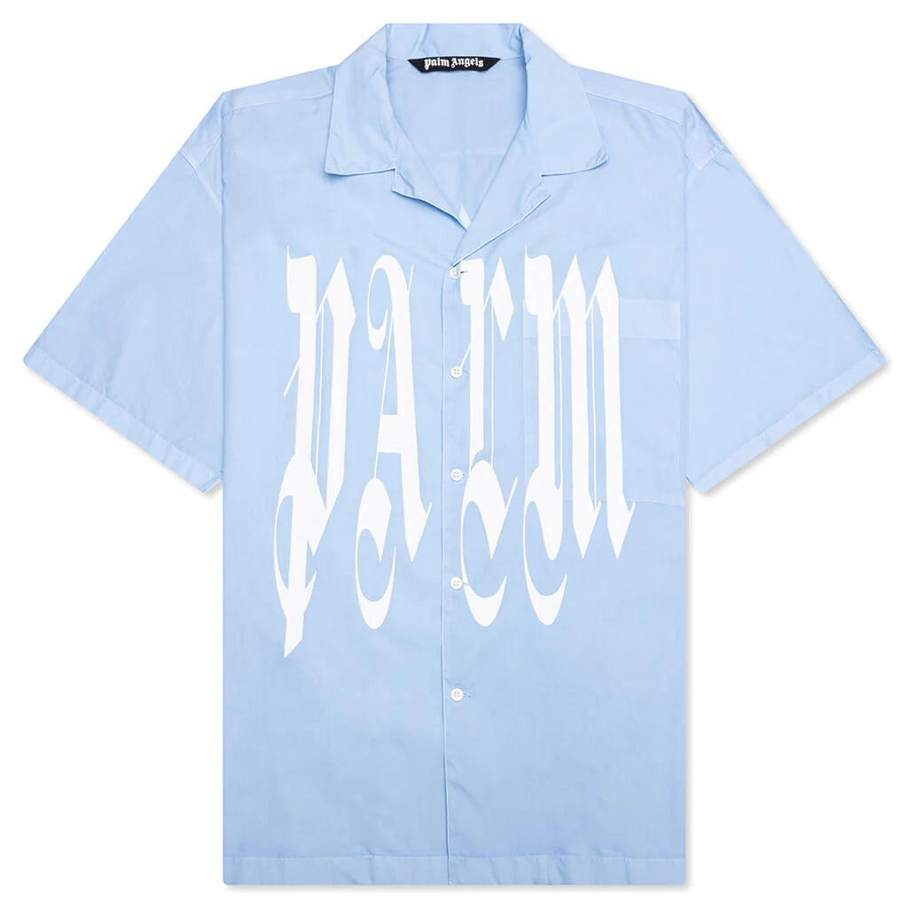 Gothic Logo Shirt S S Light Blue