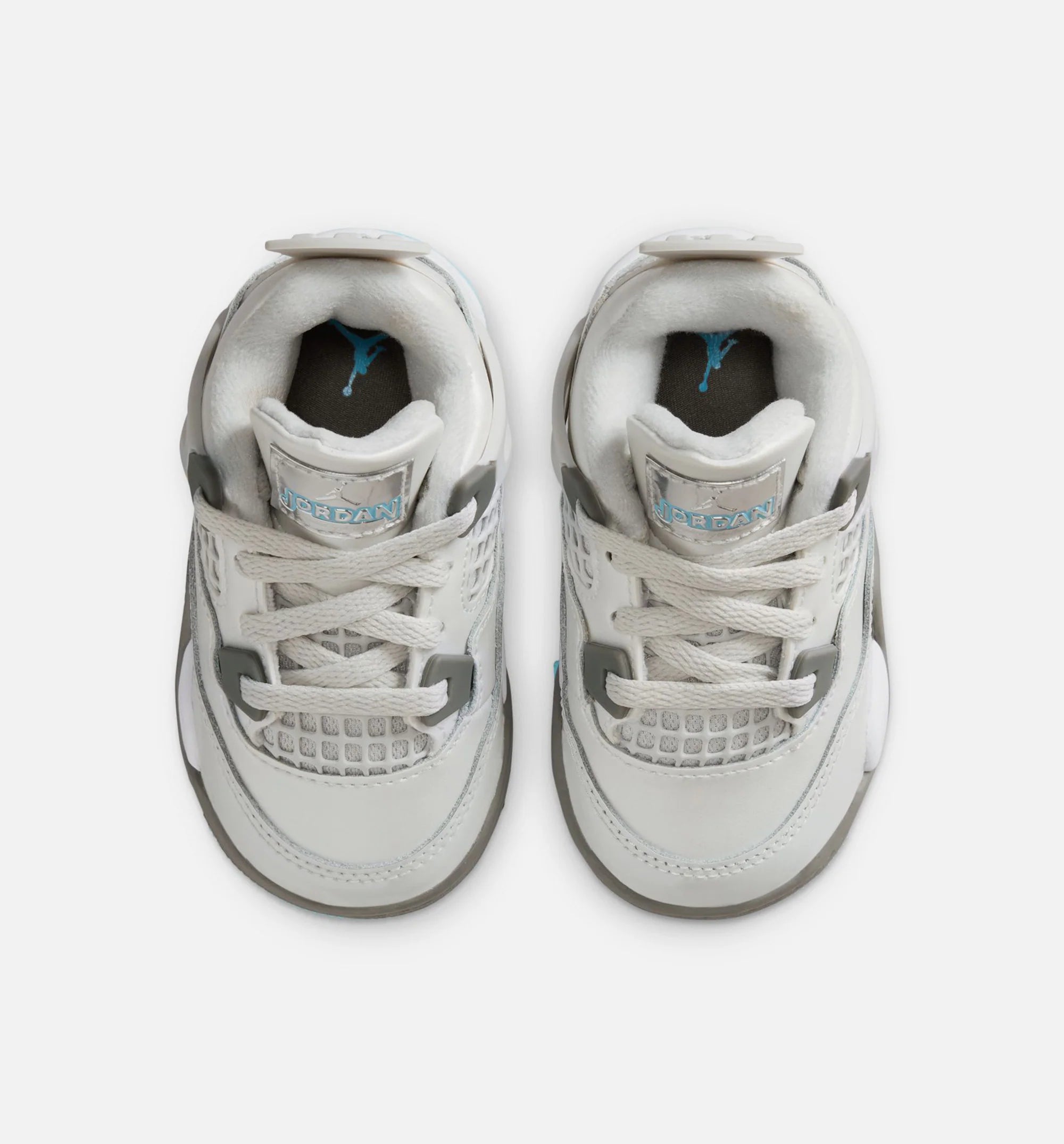 Air Jordan 4 Retro Blue Chill Infant Toddler Lifestyle Shoe Photon Dust Blue Chill Flat Pewter White Blue Tint
