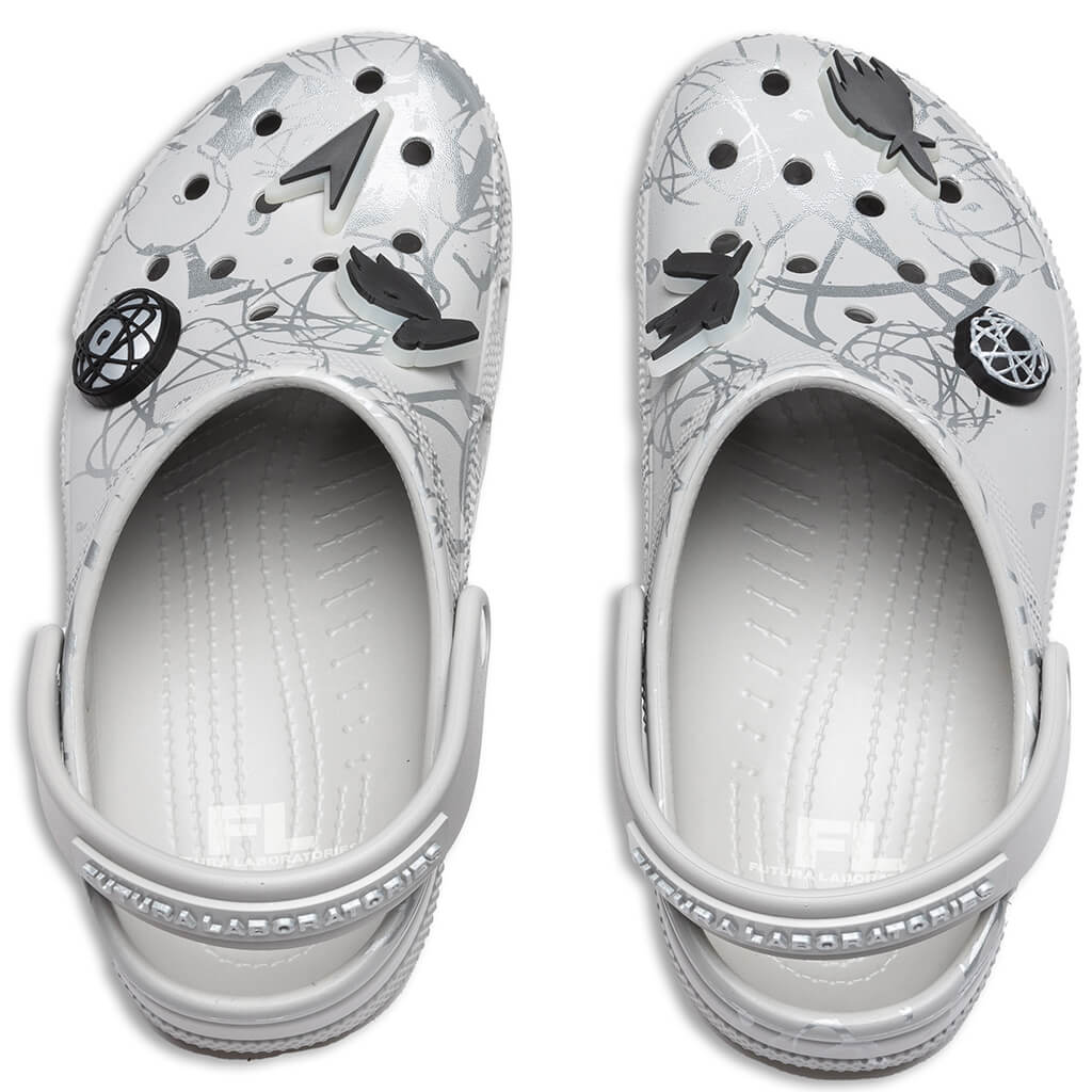 Crocs x The Futura Laboratories Classic Clog Pearl White