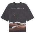 Ski America Tee Black