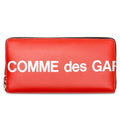 Comme des Garcons SA0110 Huge Logo Leather Wallet Red
