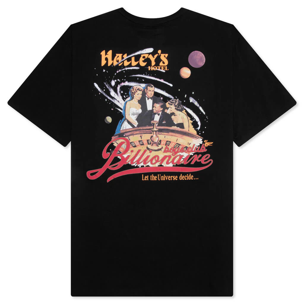BB Halley Hotel S S Tee Black