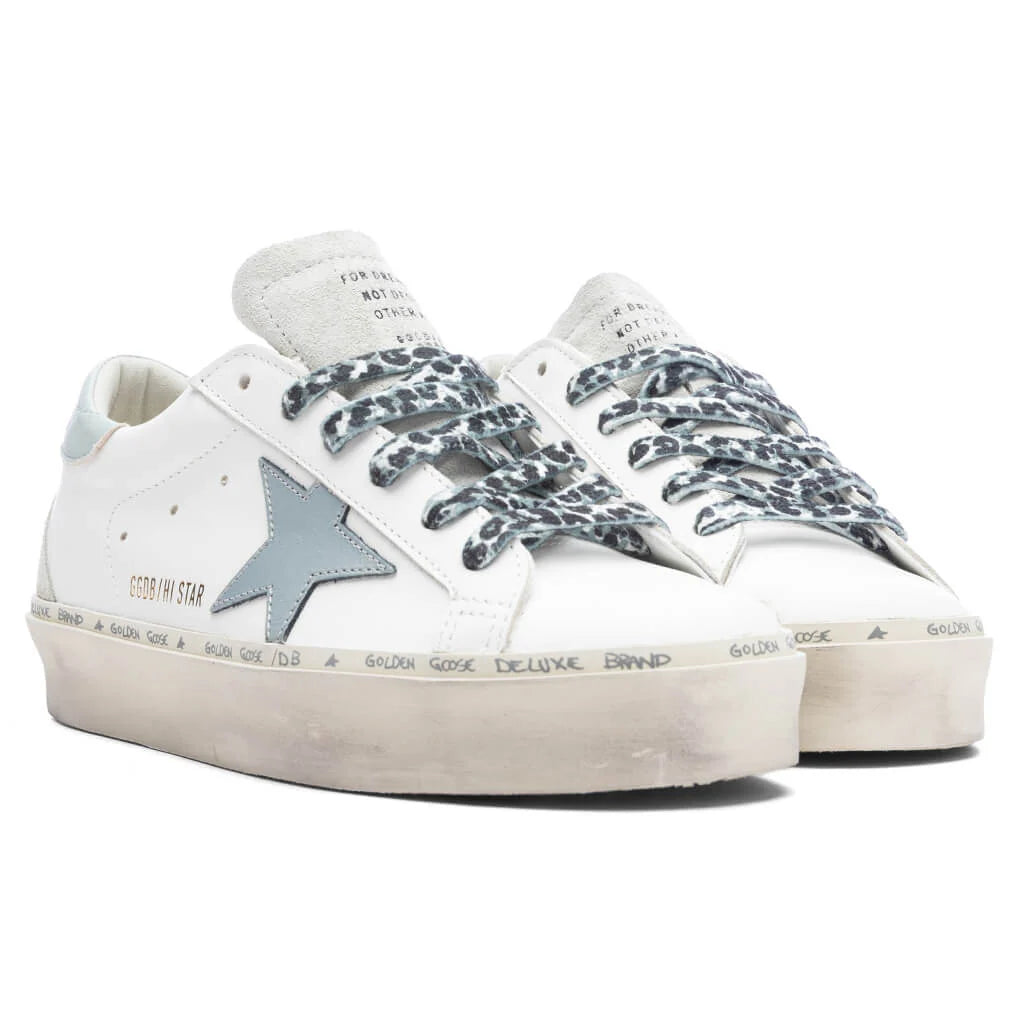 Womens Hi Star Leather Upper and Star Optic White Grey Dawn Orchid Hush