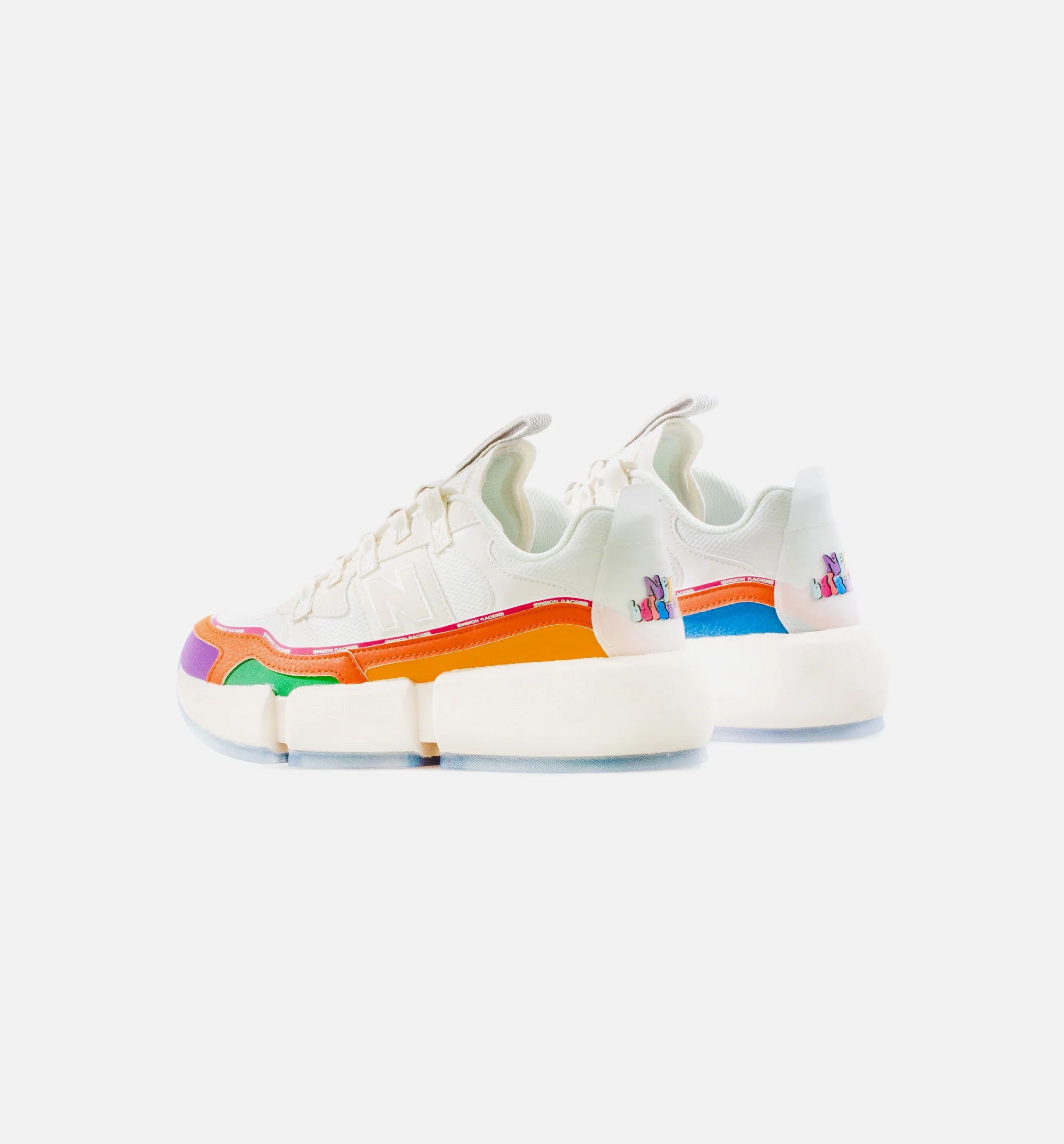 Vision Racer Trippy Summer Mens Lifestyle Shoe White Orange