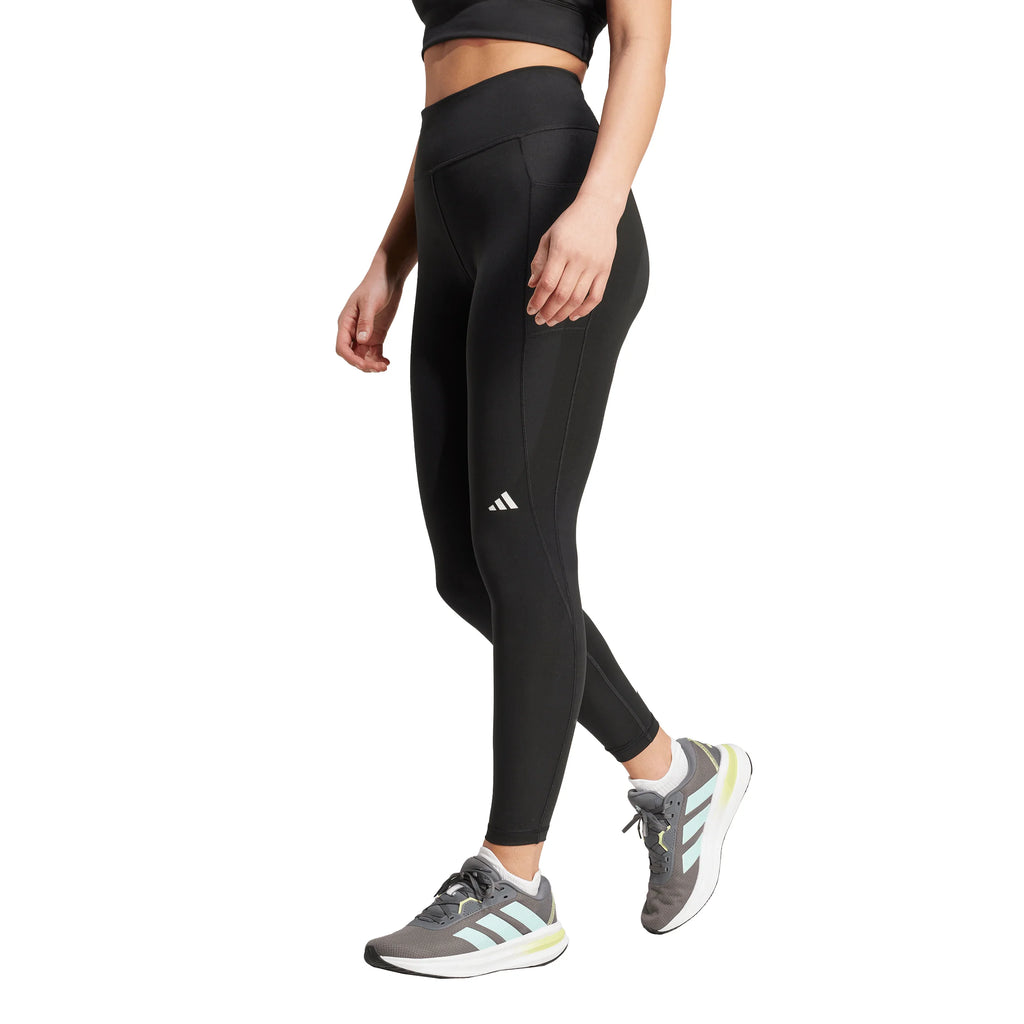 adidas Own the Run 7 8 Soccer Leggings Black