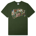 Curve Collage S S Tee Black Forest