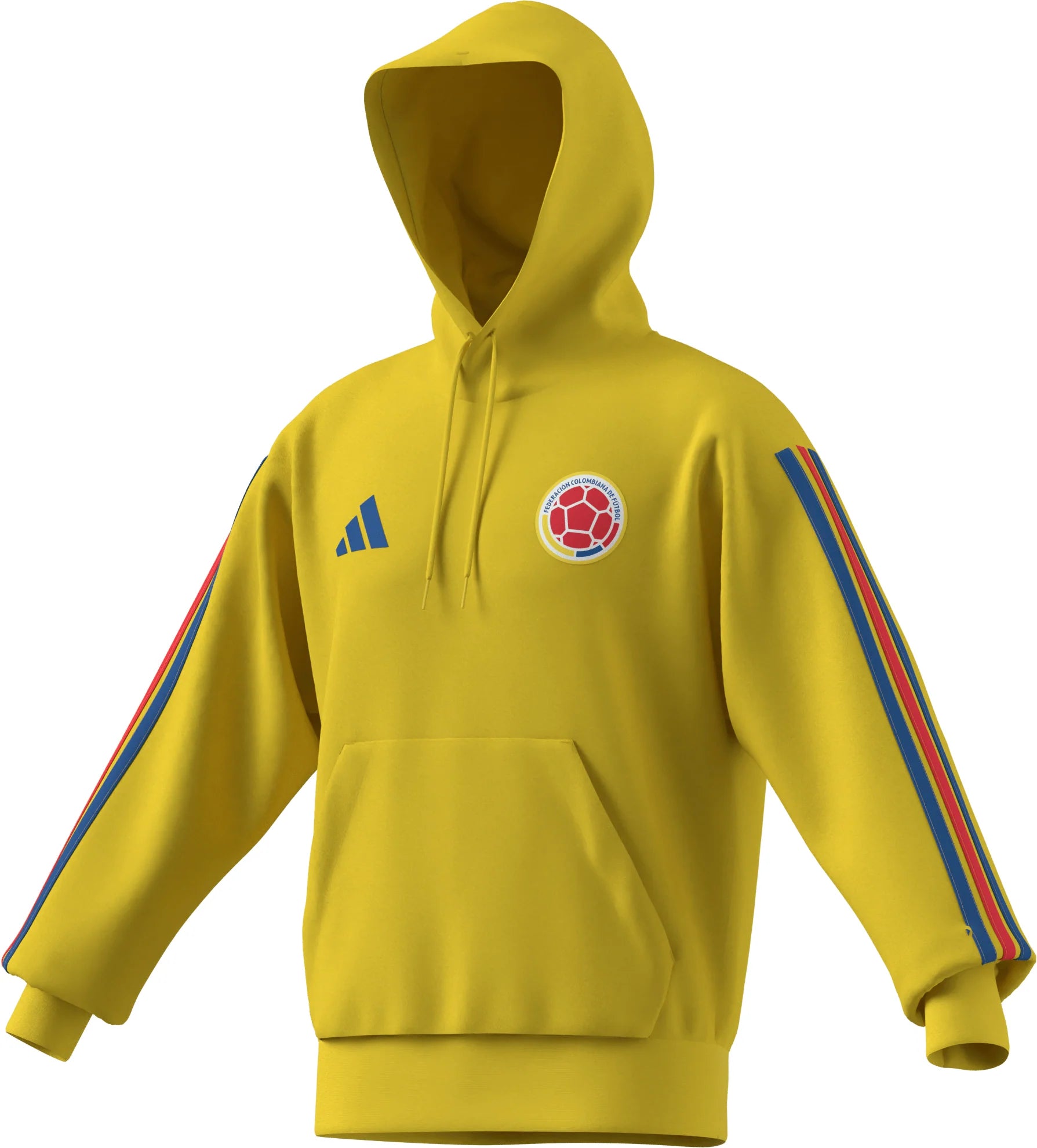adidas Colombia DNA Soccer Fleece Hoodie Yellow