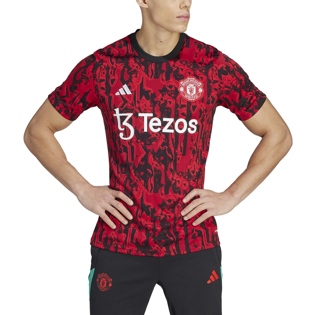 adidas Manchester United 23 24 Pre Match Shirt