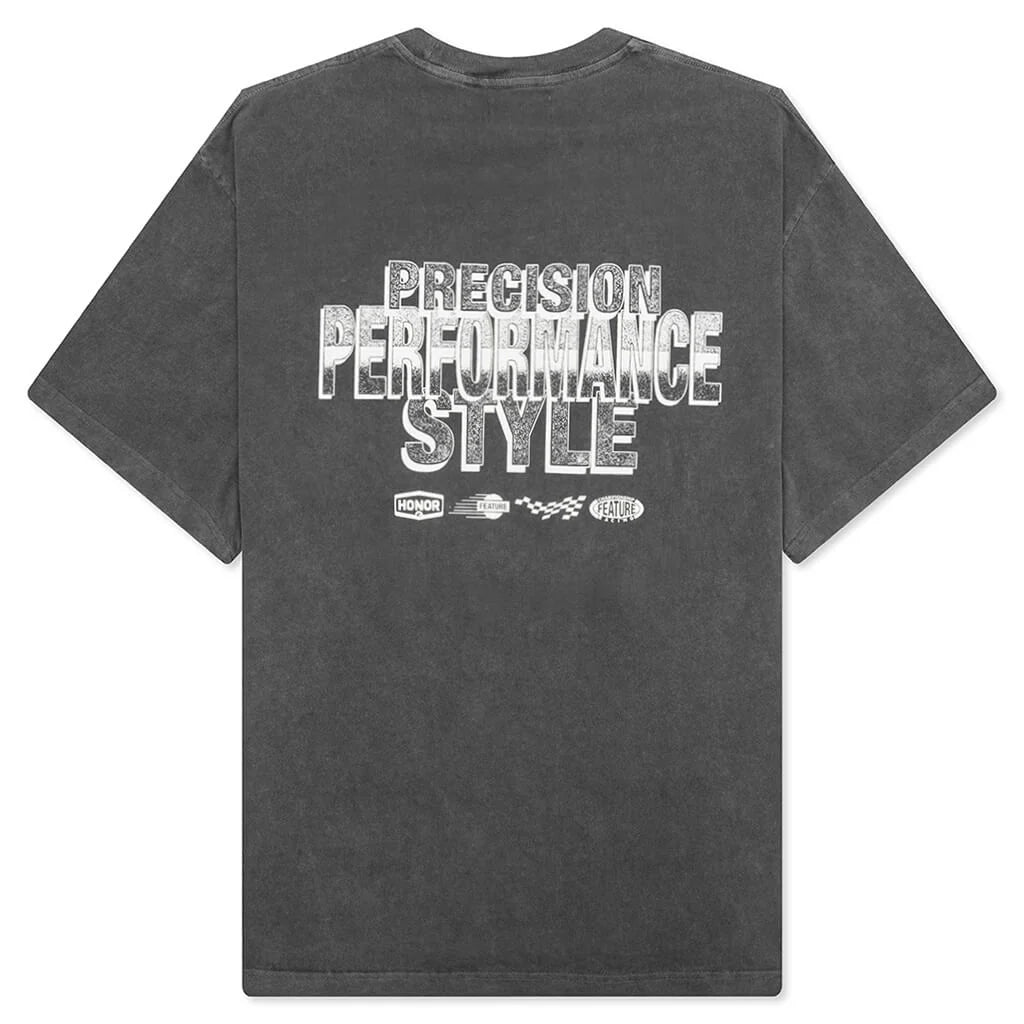 Feature x Honor The Gift Precision Graphic Tee Faded Black