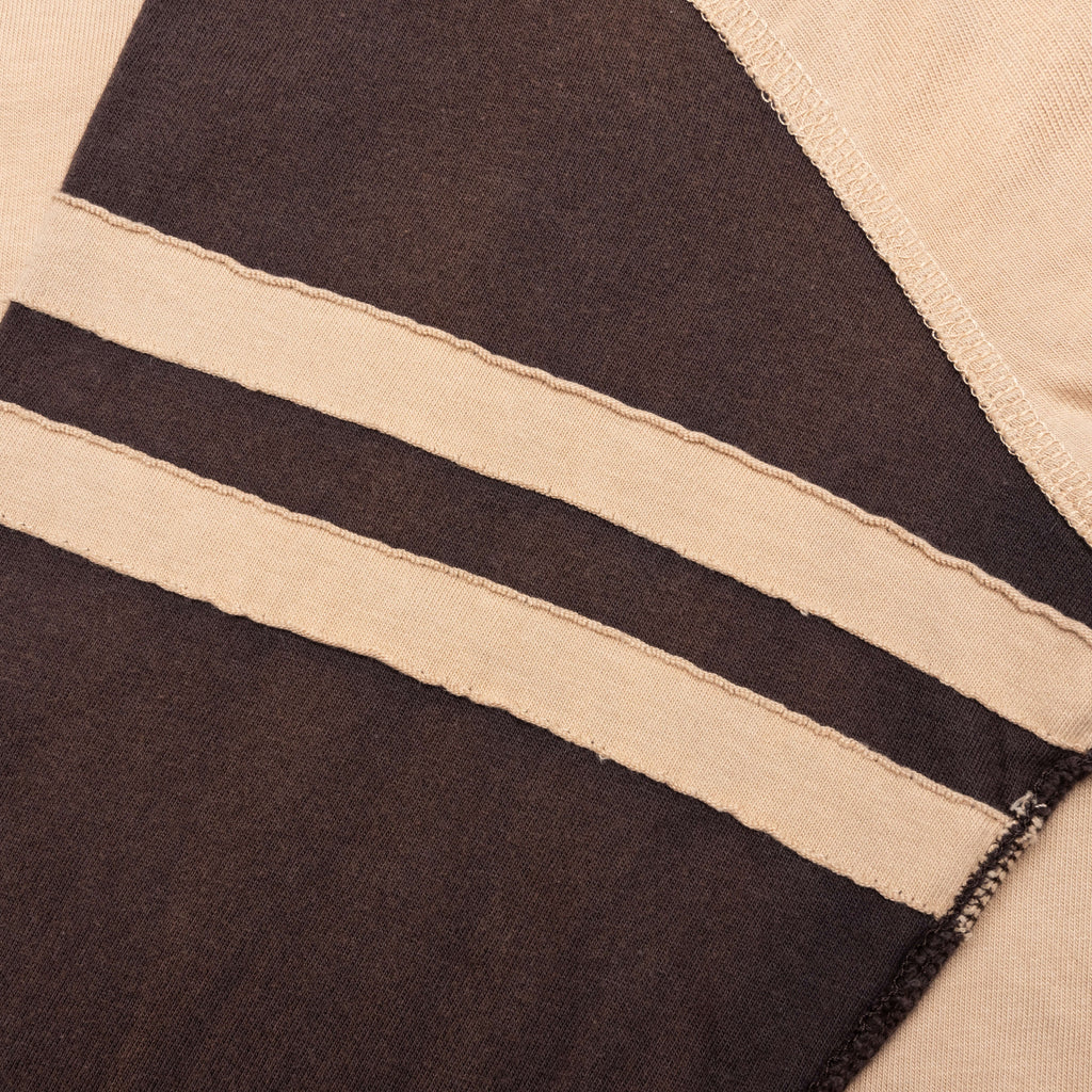 Triple R Contrast L S Tee Khaki Black