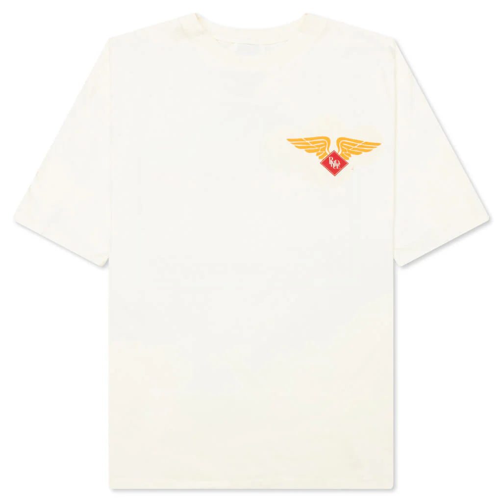 Rhude Worldwide Tee Vintage White